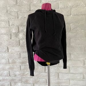 Athleta Black Oversized Hoodie XXS